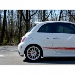 Maxton SPOILER EXTENSION FIAT 500 ABARTH MK1 Gloss Black, FIAT