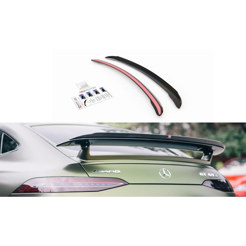 Maxton Spoiler Cap Mercedes-AMG GT 63 S 4 Door-Coupe Gloss Black, MERCEDES