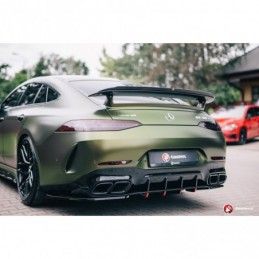 Maxton Spoiler Cap Mercedes-AMG GT 63 S 4 Door-Coupe Gloss Black, MERCEDES