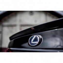 Maxton Spoiler Cap Lexus LS Mk4 Facelift Gloss Black, Lexus