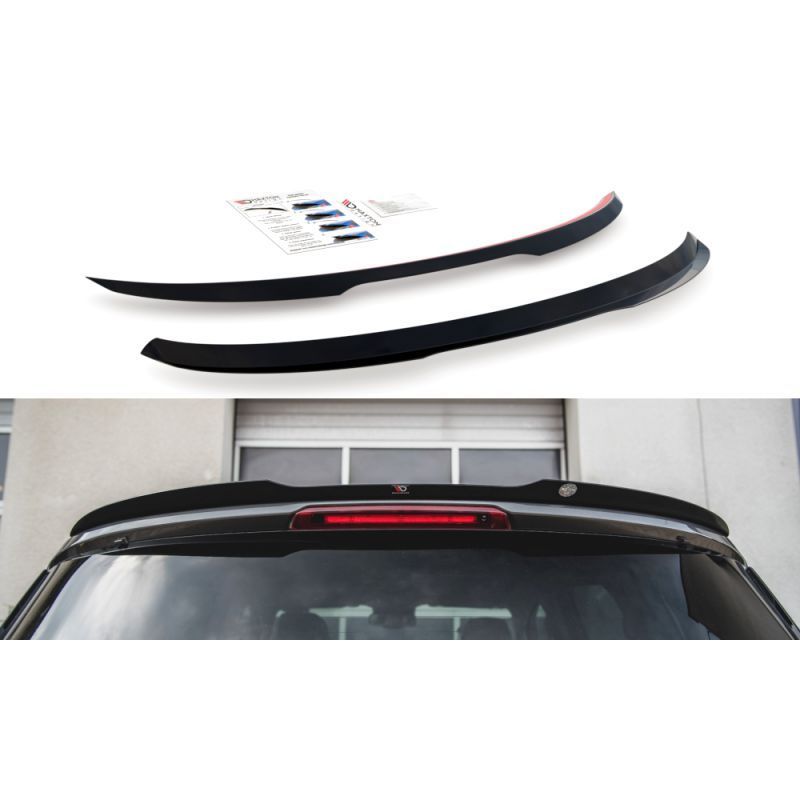 Maxton Spoiler Cap Ford S-Max Mk2 Facelift Gloss Black, FORD