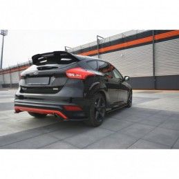 Maxton Spoiler Cap Ford Focus ST-Line Mk3 FL Gloss Black, FORD