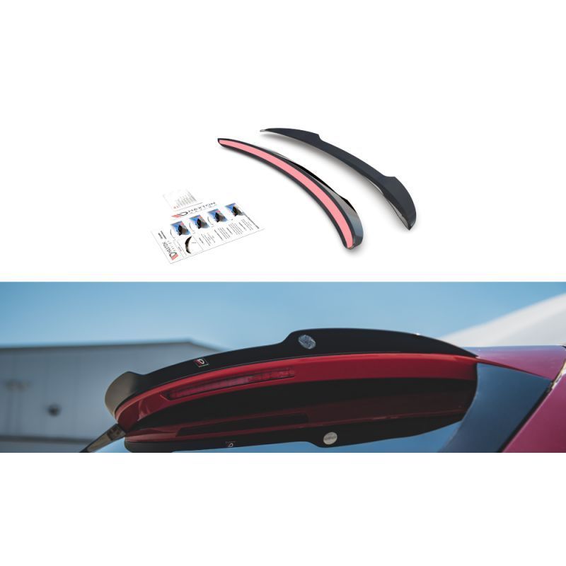 Maxton Spoiler Cap Mercedes-Benz CLA Shooting Brake AMG-Line (X118) Gloss Black, MERCEDES