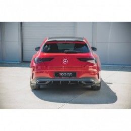 Maxton Spoiler Cap Mercedes-Benz CLA Shooting Brake AMG-Line (X118) Gloss Black, MERCEDES