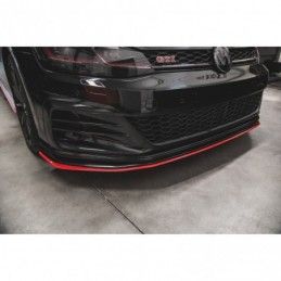 Maxton Front Splitter VW Golf 7 GTI TCR Gloss Black, Golf 7