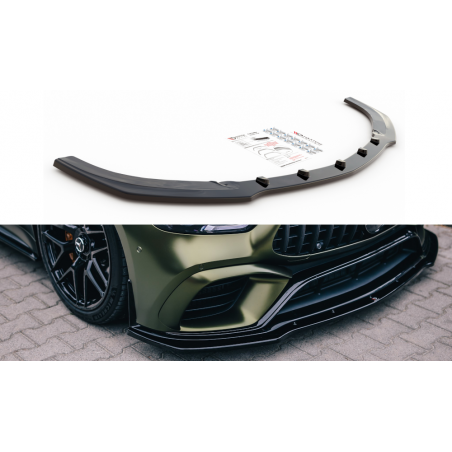Maxton Front Splitter V.2 Mercedes-AMG GT 63S 4-Door Coupe Aero Gloss Black, MERCEDES