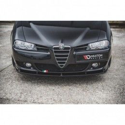 Maxton Front Splitter Alfa Romeo 156 Facelift Gloss Black, 156