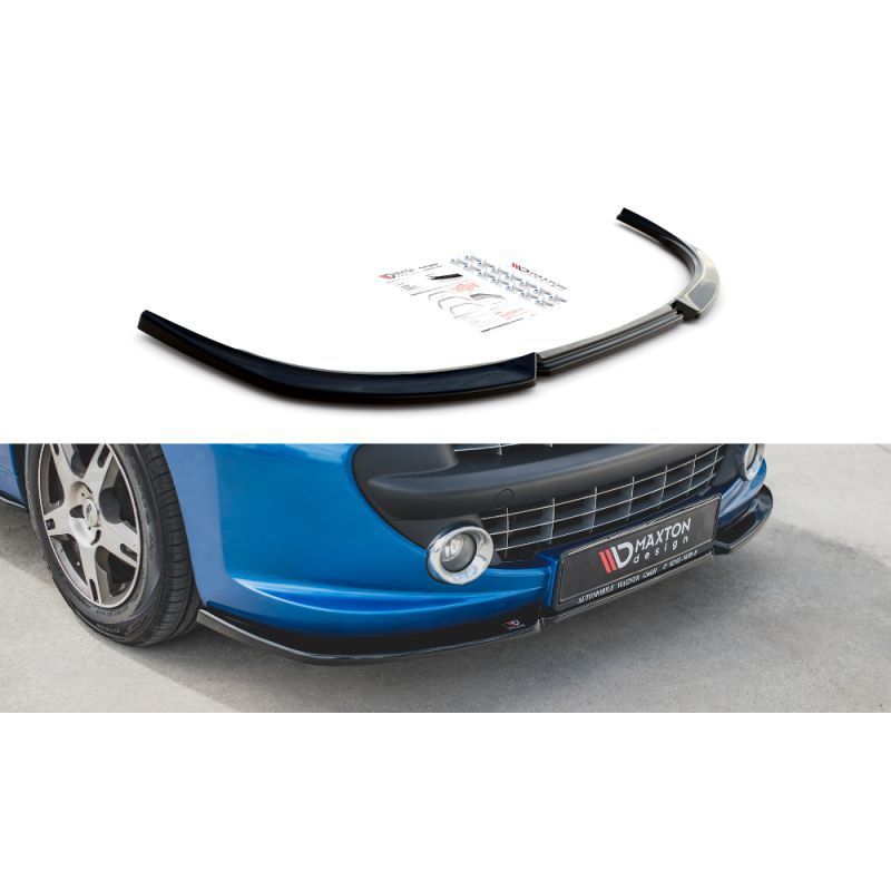 Maxton Front Splitter Peugeot 207 Sport Gloss Black, 207