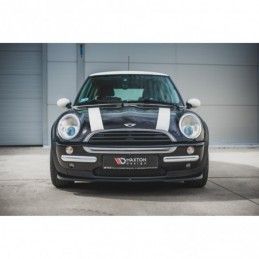 Maxton Front Splitter Mini Cooper / One R50 Gloss Black, Mini