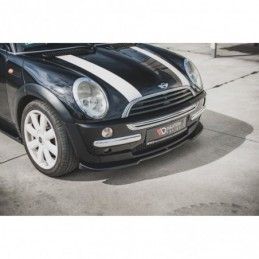 Maxton Front Splitter Mini Cooper / One R50 Gloss Black, Mini