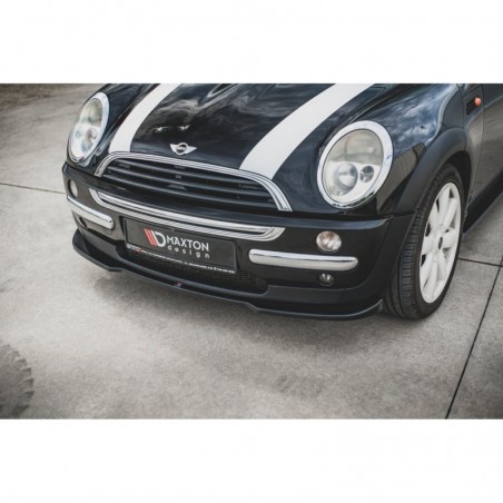 Maxton Front Splitter Mini Cooper / One R50 Gloss Black, Mini