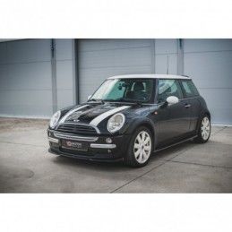 Maxton Front Splitter Mini Cooper / One R50 Gloss Black, Mini