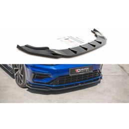 Maxton Front Splitter V.9 VW Golf 7 R / R-Line Facelift Gloss Black, Golf 7