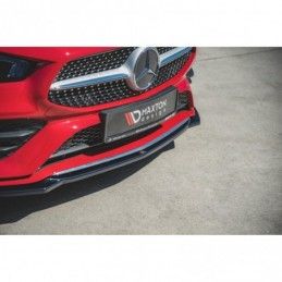 Maxton Front Splitter V.1 Mercedes-Benz CLA A35 AMG / AMG-Line C118 Gloss Black, MERCEDES