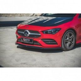 Maxton Front Splitter V.1 Mercedes-Benz CLA A35 AMG / AMG-Line C118 Gloss Black, MERCEDES