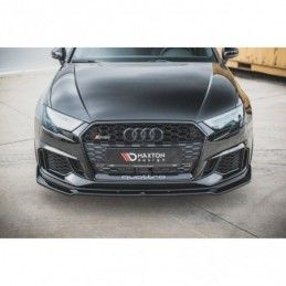 Maxton Front Splitter V.3 Audi RS3 8V FL Sportback Gloss Black, A3/S3/RS3 8V