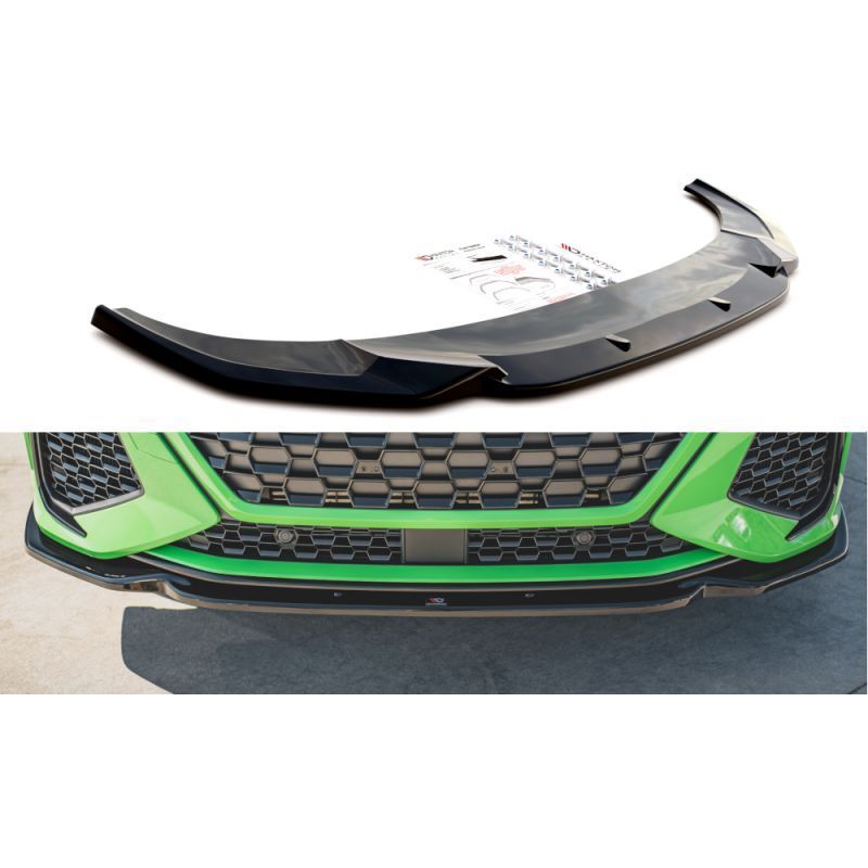 Maxton Front Splitter V.1 Audi RSQ3 F3 Gloss Black, Q3 / RSQ3 F25