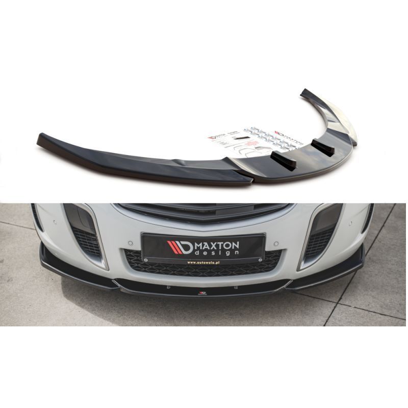 Maxton Front Splitter V.2 Opel Insignia Mk. 1 OPC Facelift Gloss Black, Opel