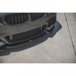 Maxton Front Splitter V.3 for BMW 5 F10/F11 M-Pack Gloss Black, Serie 5 F10/ F11