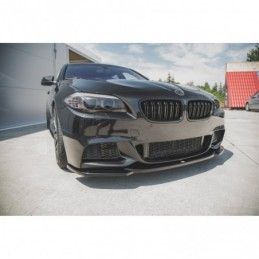 Maxton Front Splitter V.4 for BMW 5 F10/F11 M-Pack Gloss Black, Serie 5 F10/ F11