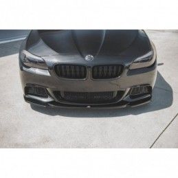 Maxton Front Splitter V.4 for BMW 5 F10/F11 M-Pack Gloss Black, Serie 5 F10/ F11