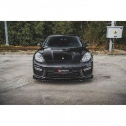 Maxton Front Splitter V.1 Porsche Panamera Turbo 970 Facelift Gloss Black, MAXTON DESIGN