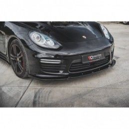 Maxton Front Splitter V.1 Porsche Panamera Turbo 970 Facelift Gloss Black, MAXTON DESIGN