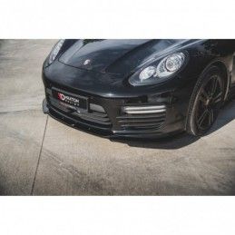 Maxton Front Splitter V.2 Porsche Panamera Turbo 970 Facelift Gloss Black, MAXTON DESIGN