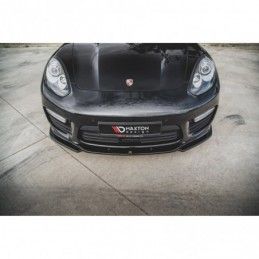 Maxton Front Splitter V.2 Porsche Panamera Turbo 970 Facelift Gloss Black, MAXTON DESIGN