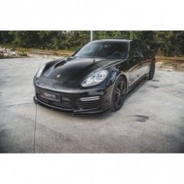 Maxton Front Splitter V.2 Porsche Panamera Turbo 970 Facelift Gloss Black, MAXTON DESIGN