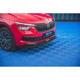 Maxton Front Splitter V.1 Skoda Kamiq Gloss Black, MAXTON DESIGN