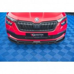 Maxton Front Splitter V.2 Skoda Kamiq Gloss Black, MAXTON DESIGN