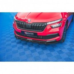 Maxton Front Splitter V.2 Skoda Kamiq Gloss Black, MAXTON DESIGN