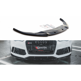 Maxton Front Splitter V.3 Audi RS6 C7 Gloss Black, MAXTON DESIGN