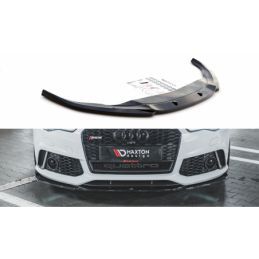 Maxton Front Splitter V.3 Audi RS6 C7 Gloss Black, MAXTON DESIGN