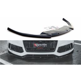 Maxton Front Splitter V.4 Audi RS6 C7 Gloss Black, MAXTON DESIGN