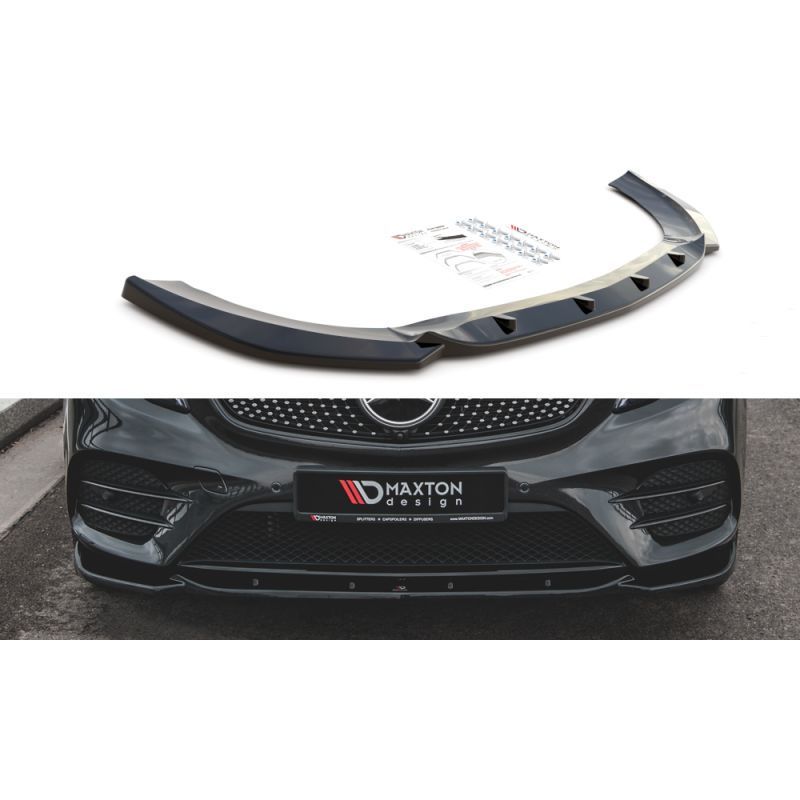 Maxton Front Splitter V.1 Mercedes-Benz V-Class AMG-Line W447 Facelift Gloss Black, MAXTON DESIGN