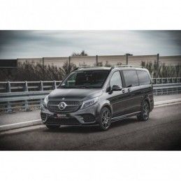 Maxton Front Splitter V.1 Mercedes-Benz V-Class AMG-Line W447 Facelift Gloss Black, MAXTON DESIGN