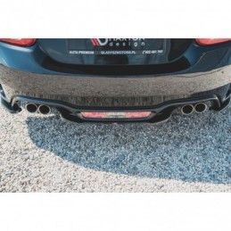 Maxton Central Rear Splitter Fiat 124 Spider Abarth Gloss Black, FIAT