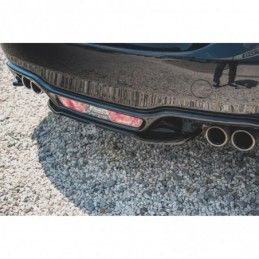 Maxton Central Rear Splitter Fiat 124 Spider Abarth Gloss Black, FIAT