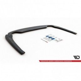 Maxton Central Rear Splitter Skoda Octavia Mk4 Gloss Black, SKODA