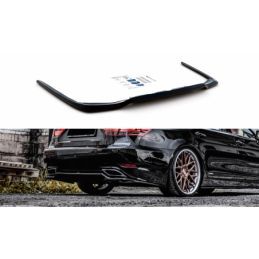 Maxton Central Rear Splitter Lexus LS Mk4 Facelift Gloss Black, Lexus