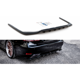 tuning Central Rear Splitter (with vertical bars) Leuxs LS Mk4 Facelift Gloss Black