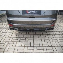 Maxton Central Rear Splitter Ford S-Max Vignale Mk2 Facelift Gloss Black, FORD