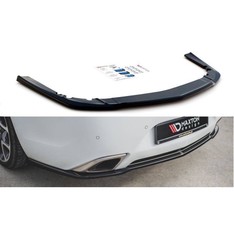 Maxton Central Rear Splitter Opel Insignia Mk. 1 OPC Facelift Gloss Black, Opel