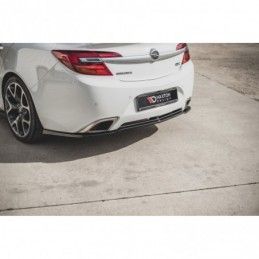 Maxton Central Rear Splitter Opel Insignia Mk. 1 OPC Facelift Gloss Black, Opel