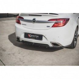 Maxton Central Rear Splitter (with vertical bars) Opel Insignia Mk. 1 OPC Facelift Gloss Black, Opel