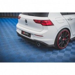 Maxton Central Rear Splitter Volkswagen Golf 8 GTI Gloss Black, MAXTON DESIGN