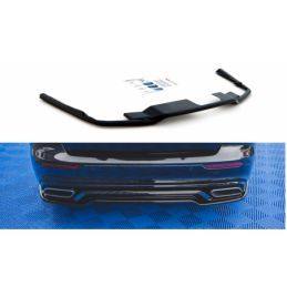 Maxton Central Rear Splitter Volvo S60/V60 R-Design Mk3 Gloss Black, MAXTON DESIGN