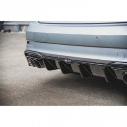 Maxton Rear Valance Audi S3 Sedan 8V Facelift Gloss Black, A3/S3/RS3 8V